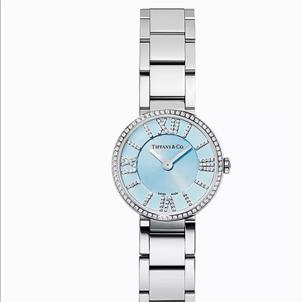 Tiffany & Co. womens Atlas 2-Hand 24 mm watch